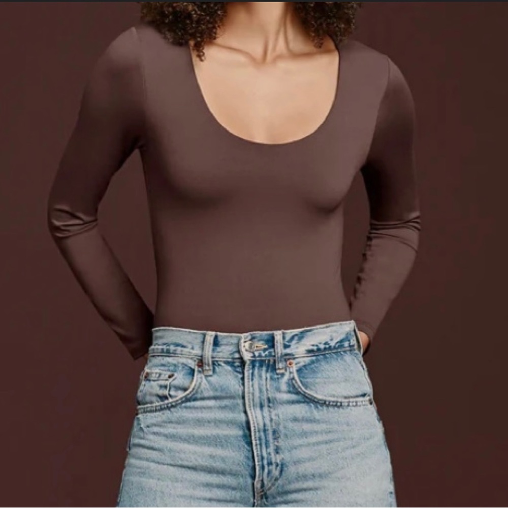 Nuuds scoop neck bodysuit
